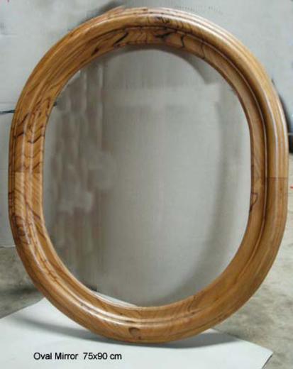 MirrorOval 75x90cm 